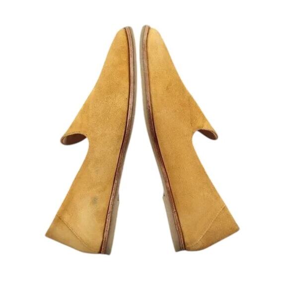 Seychelles Shoes Women 8.5 Loafer Slip On Suede Yellow Classic Fashion Boho Flat - Picture 8 of 16